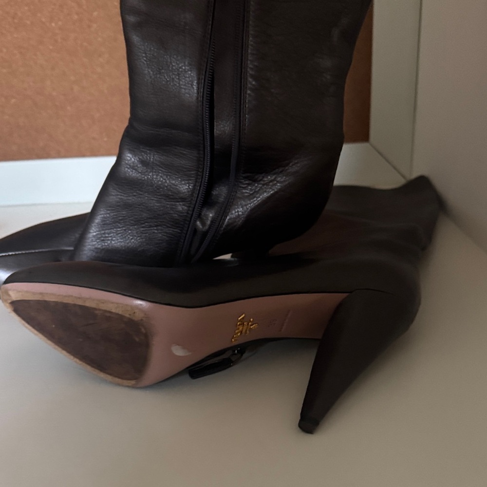 Prada Leather Women's Boots - Picture 2 of 10